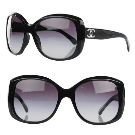 chanel shades black|authentic Chanel sunglasses.